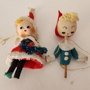 Vintage Felt Ornaments *AS IS*